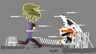 Negative sans vs frisk fight🗣🗣🗣🗣🗣 [upl. by Sibylle]