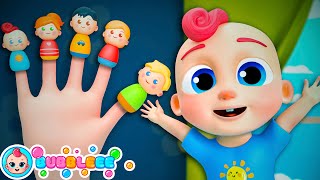 Finger Family Learn Colors Version MORE  Bubbleee Nursery Rhymes and Kids Songs [upl. by Aurilia]