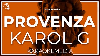 Karol G  Provenza Karaoke  Instrumental y letra [upl. by Dorahs]