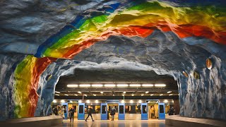 Röda Linjen Stockholms tunnelbanan Fruängen  Mörby Centrum Hastighet × 15 [upl. by Nagey]