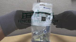 Gripple TClip 2 Barbed Wire End Post Bracket Unboxing [upl. by Lesiram]