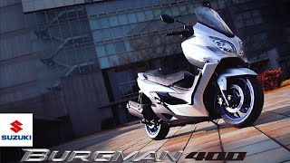 BURGMAN 400  Official promotional video  The Elegant Athlete  Suzuki [upl. by Walling]