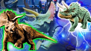 Triceratops Dinosaur amp Another Gallimimus Indoraptor Dilophosaurus in Jurassic World Dominion [upl. by Bria]