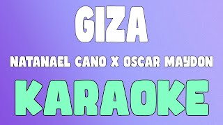 Giza KaraokeInstrumental  Natanael Cano x Oscar Maydon [upl. by Gimpel]