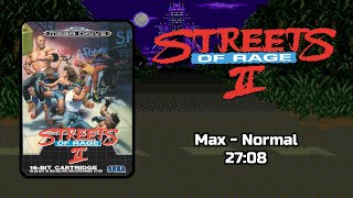 Streets of Rage 2  Max Normal PB 2708 [upl. by Nemrac582]