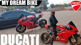 Ducati Panigale V4S  Yamaha R1  Superbikes  English  motovlog [upl. by Nnylorac]