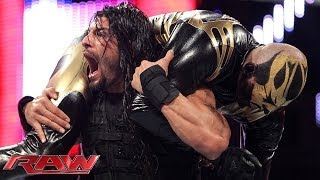 Cody Rhodes amp Goldust vs Roman Reigns amp Seth Rollins Raw March 10 2014 [upl. by Boyt]