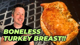 Smoked BONELESS TURKEY BREAST on a PIT BOSS  Pellet Grill Boneless Turkey Breast [upl. by Nicolau]