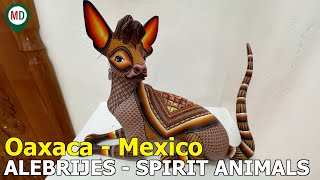 Mexican Handicraft amp Alebrije Folk Art in Oaxaca [upl. by Darmit]