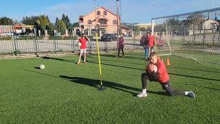 Goalkeeper training warmup u14 [upl. by Agni]