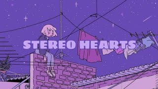 stereo hearts  lyrics  slowed  reverb [upl. by Ahselak]