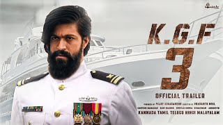 KGF CHAPTER 3 Official Trailer  Yash  Prabhas  Prashanth Neel  Ravi Basrur  Kgf 3 Trailer [upl. by Pauletta]