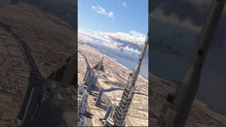 Rafale Flies Vertical Up The Burj Khalifa [upl. by Lasala230]