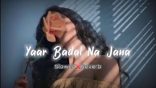 Yaar Badal Na Jana  Slowed And Reverb Song  90S lofi Song [upl. by Wylie348]