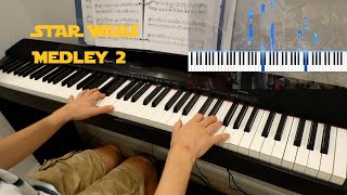 Star Wars Medley 2  Piano Covers of Greivious Theme Main Theme amp More Medley Palooza Session 2 [upl. by Lehcin]