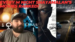 EVERY M NIGHT SHYAMALAN MOVIES RANKED [upl. by Prent]