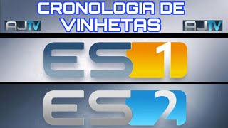 CRONOLOGIA DE VINHETAS DO ESTV  ES1 e ES2  1983  2018 [upl. by Emlynne]