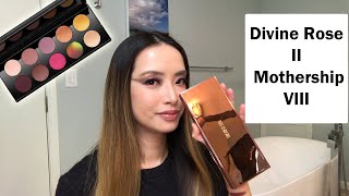 Pat McGrath Divine Rose 2 Mothership VIII Tutorial Switches Comparisons [upl. by Gnilrad]