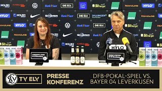 TVELV  Pressekonferenz  DFBPokal Bayer 04 Leverkusen vs SV Elversberg  291024 [upl. by Attenod]