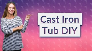 Can you cut a cast iron tub to make a walk in shower [upl. by Hamachi222]