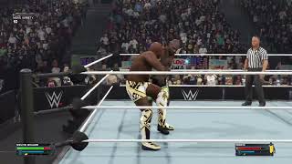 AEW DYNAMITE  Shelton Benjamin VS Swerve Strickland [upl. by Bound]