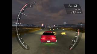 Need For Speed Underground 2  South Runway  Nissan 240SX S13 [upl. by Cirtap]