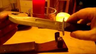 kabar usmc Messer Knife German [upl. by Dnaleel]