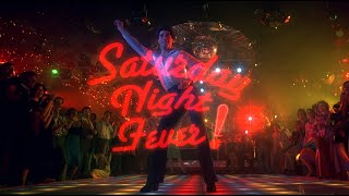 Saturday Night Fever  Bee Gees  You Should be Dancing  John Travolta dance scene in 4k [upl. by Bibby]