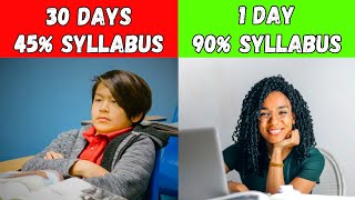 How to Complete Entire Syllabus 1 Night Before Examination [upl. by Spenser]