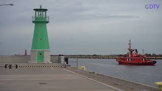 DOG BEACH AND SHIP Gdańsk 26092024 PL [upl. by Sherris]