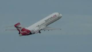 QANTAS🦘LINK B717 TAKE OFF RWY34 YMML AT JULIET🚀🛫🛫🛫🛫🌬 [upl. by Lavery]