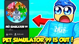 PET SIMULATOR 99 IS OUT AND ITS THE BEST GAME EVER [upl. by Porte]