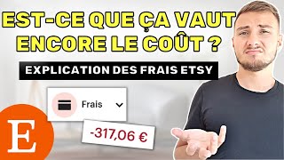 Les frais de ventes Etsy sont ils trop élevés en 2023  Mon avis Explication calcul des frais etsy [upl. by Aisylla]