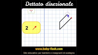 Dettato direzionale o Dettatura grafica  Logica matematica per bambini [upl. by Ramoh]