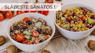 Salată cu quinoa  două feluri [upl. by Norbert]