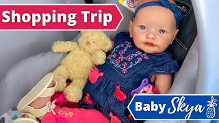 Reborn Shopping Trip Get Ready With Us  Haul From Walmart amp Target With Baby Skya [upl. by Church381]