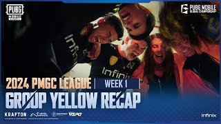 Group Yellow Recap  2024 PUBG MOBILE GLOBAL CHAMPIONSHIP [upl. by Tillo]