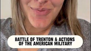 Battle of Trenton amp Actions of the American Military  APUSH in 1 MIN Daily [upl. by Lyrahc]