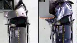 Crash Test IIHS Small Overlap VS Moderate Overlap Crash Test [upl. by Taddeo297]