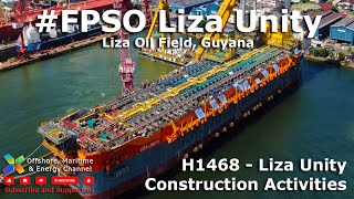 FPSO Liza Unity  Start Of Construction [upl. by Ahseei]