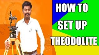 How to set up theodolite in surveying [upl. by Ennaeilsel]