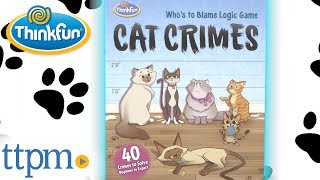 Cat Crimes from ThinkFun [upl. by Nnayecats]