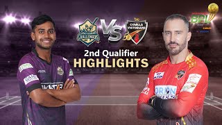 Chattogram Challengers vs Comilla Victorians Highlights  Qualifier 2  Season 8  BBPL 2022 [upl. by Teirtza]