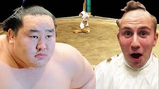 We Met the 1 Sumo Wrestler in the World with Samurai Haircuts [upl. by Ocramed]