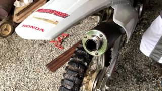 Honda Crf150f With and Without Spark Arrestor [upl. by Etteb336]