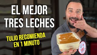 El Mejor Tres Leches  Receta Fácil  Tulio Recomienda en 1 Minuto [upl. by Mandeville]