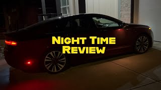 2015 Lincoln MKZ Night Time Review  POV Test Drive [upl. by Aiclef]