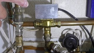 How to fit a three way motorised valve Not just the head motor [upl. by Ettenahs]