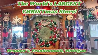 The Worlds LARGEST CHRISTmas Store Frankenmuth Michigan [upl. by Carleen]