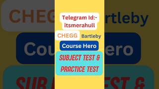 How to pass subject test and Practice test in Chegg chegg bartleby test coursehero 😳🤔 [upl. by Issor]